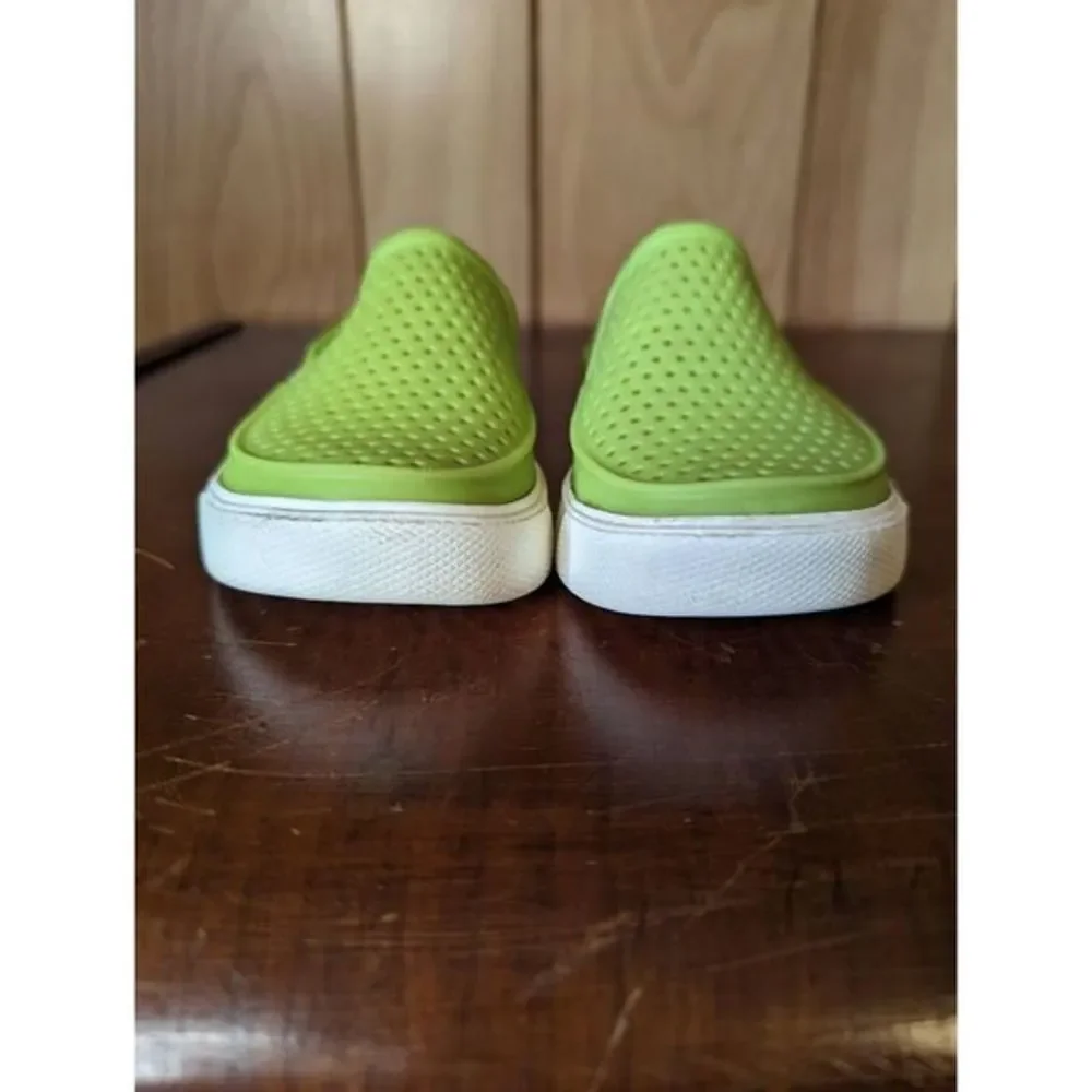 Crocs CitiLane Roka Slip On Sneaker Shoes‎ Perforated Green Size C7 7.5 Toddler - Picture 4 of 9